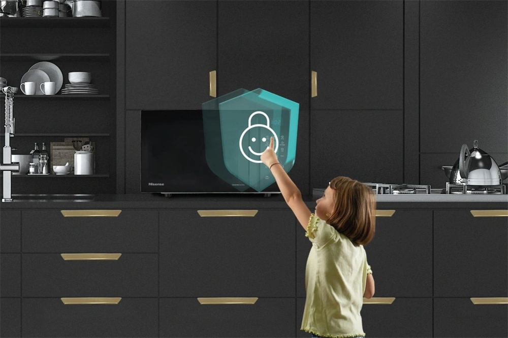 Hisense H23MOBSD1H 800W 23L fekete mikrohullámú sütő