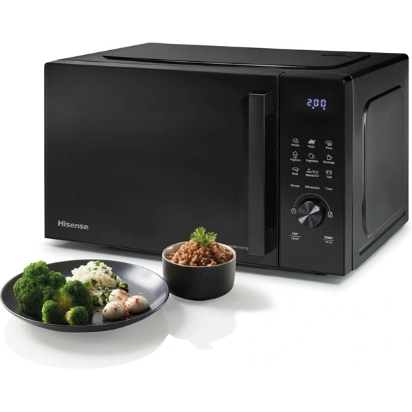 Hisense H23MOBSD1H 800W 23L fekete mikrohullámú sütő