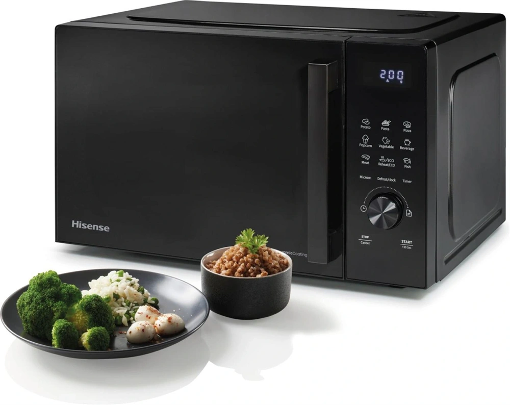 Hisense H23MOBSD1H 800W 23L fekete mikrohullámú sütő