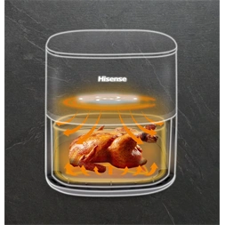 Hisense HAF1900D antracit 7L forrólevegős sütő