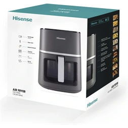 Hisense HAF1900D antracit 7L forrólevegős sütő