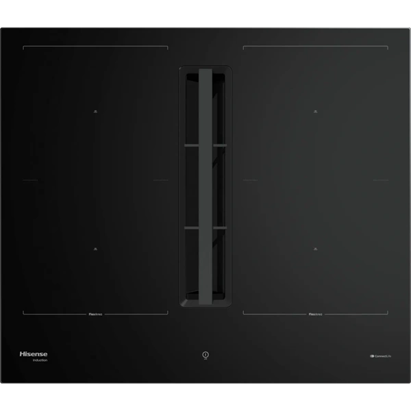 Hisense HEH6443BSCWF1 fekete, beépíthető, indukciós, 4 főzőzóna, elszívóval, főzőlap
