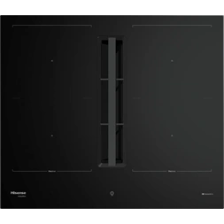 Hisense HEH6443BSCWF1 fekete, beépíthető, indukciós, 4 főzőzóna, elszívóval, főzőlap