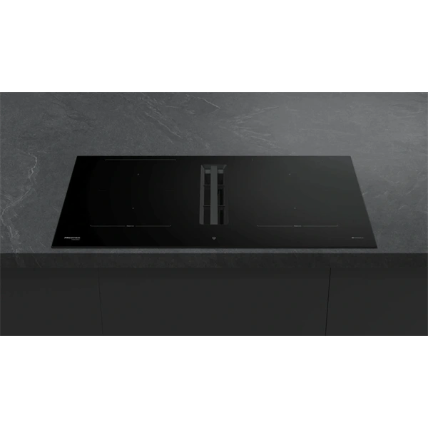 Hisense HEH8443BSCWF1 fekete, beépíthető, indukciós, 4 főzőzóna, elszívóval, főzőlap