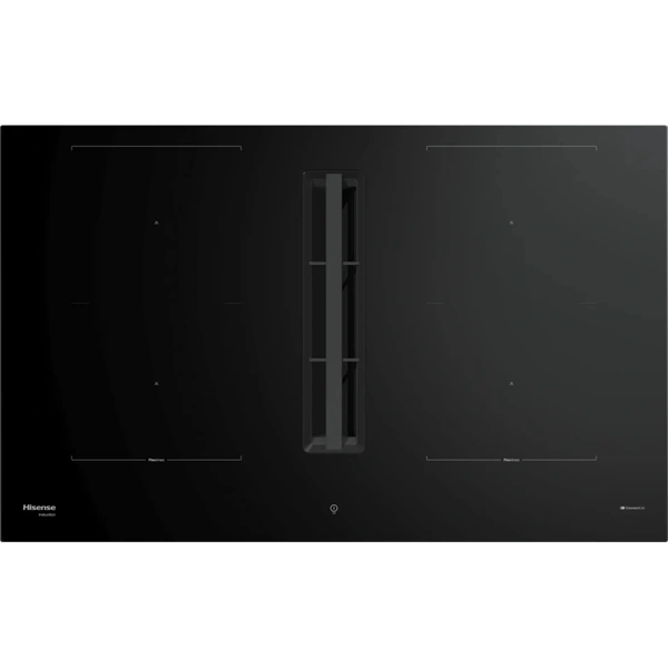 Hisense HEH8443BSCWF1 fekete, beépíthető, indukciós, 4 főzőzóna, elszívóval, főzőlap