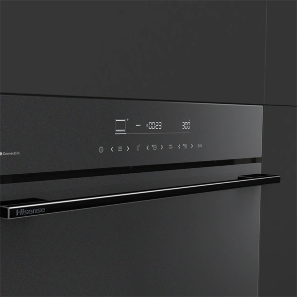 Hisense HO66MB PizzaChef fekete, beépíthető, légkeveréses sütő