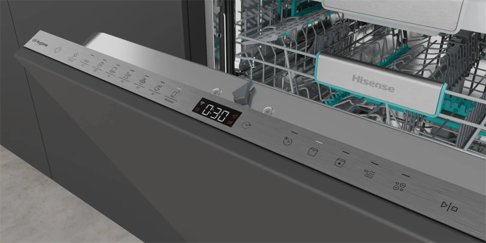 Hisense HV693A66UVAD beépíthető, teljesen integrálható, 60 cm, 16 terítékes, mosogatógép