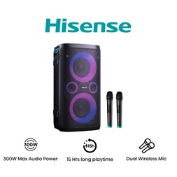 Hisense Party Storm1 300W Bluetooth party hangszóró + 2 mikrofon