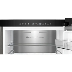 Hisense RB3K330SAID szürke, alulfagyasztós, Hűtő:215L, Fagyasztó:115L, Total No frost hűtőszekrény