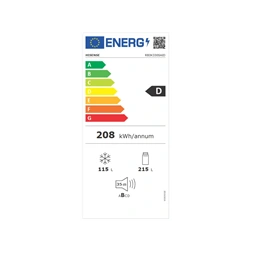 Hisense RB3K330SAID szürke, alulfagyasztós, Hűtő:215L, Fagyasztó:115L, Total No frost hűtőszekrény (Használt - A)