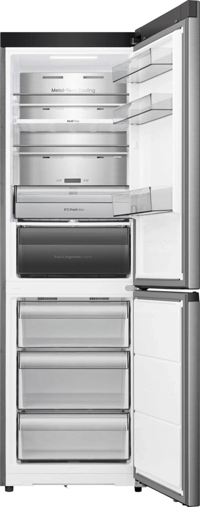 Hisense RB3K330SAIE alulfagyasztós, Hűtő:215L, Fagyasztó:115L, Total No Frosthűtőszekrény