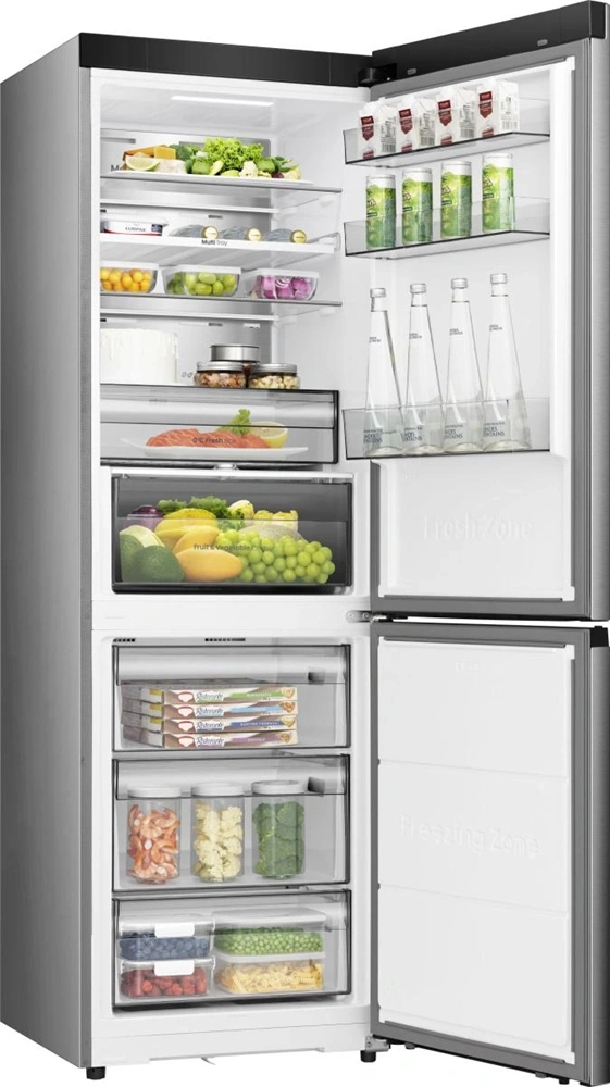 Hisense RB3K330SAIE alulfagyasztós, Hűtő:215L, Fagyasztó:115L, Total No Frosthűtőszekrény