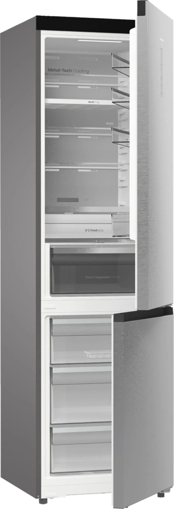 Hisense RB5P410SACA szürke, szabadonálló, alulfagyasztós hűtőszekrény