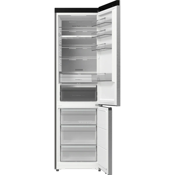 Hisense RB5P410SACA szürke, szabadonálló, alulfagyasztós hűtőszekrény