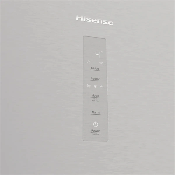 Hisense RB5P410SACC szürke, szabadonálló, alulfagyasztós hűtőszekrény