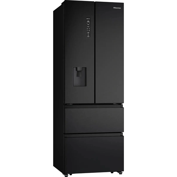 Hisense RF5S454GMFE fekete, szabadonálló, No Frost, franciaajtós hűtőszekrény