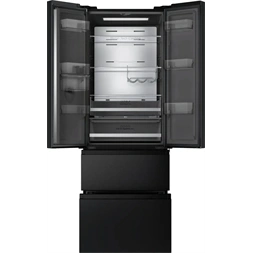 Hisense RF5S454GMFE fekete, szabadonálló, No Frost, franciaajtós hűtőszekrény