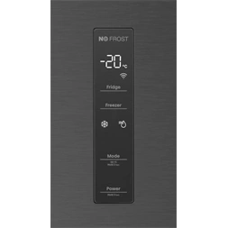 Hisense RF5S454GMFE fekete, szabadonálló, No Frost, franciaajtós hűtőszekrény