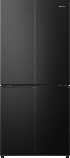 Hisense RQ5P470SAFD fekete, négyajtós, Hűtő:304L, Fagyasztó:179L, Total No frost hűtőszekrény