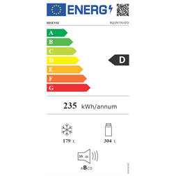 Hisense RQ5P470SAFD négyajtós hűtőszekrény