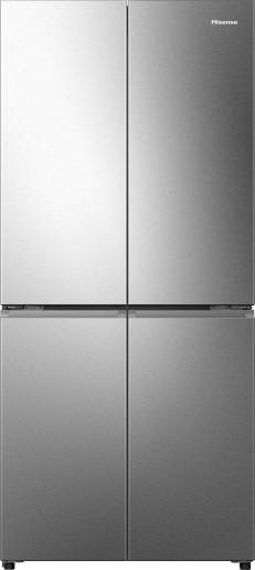 Hisense RQ5P470SAID szürke, négyajtós, Hűtő:304L, Fagyasztó:179L, Total No frost hűtőszekrény