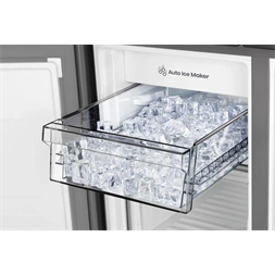 Hisense RQ5P470SYID szürke, négyajtós, Hűtő:304L, Fagyasztó:179L, Total No frost hűtőszekrény