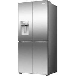 Hisense RQ5P470SYID szürke, négyajtós, Hűtő:304L, Fagyasztó:179L, Total No frost hűtőszekrény