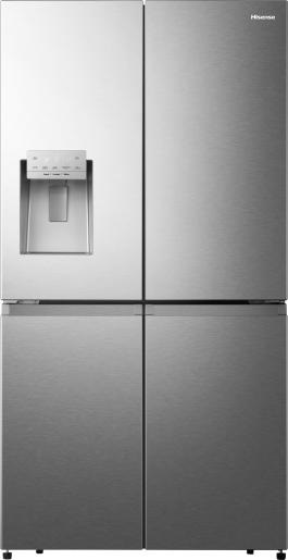 Hisense RQ760N4SASE szürke, négyajtós, Hűtő:352L, Fagyasztó:232L, Total No frost hűtőszekrény