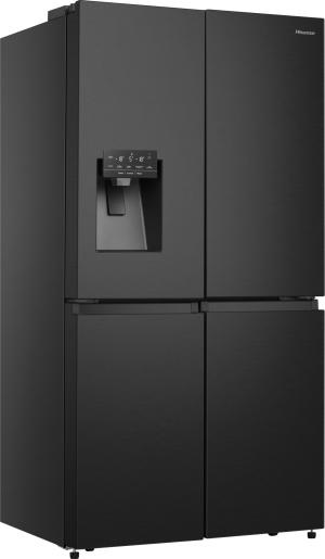 Hisense RQ760N4SBFE fekete, négyajtós, Hűtő:352L, Fagyasztó:232L, Total No frost hűtőszekrény