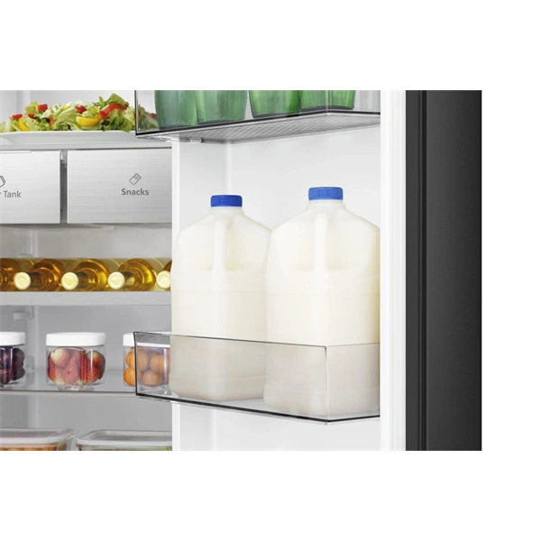 Hisense RS818N4TFC fekete, Side-by-Side, Hűtő:417L, Fagyasztó:215L, Total No frost hűtőszekrény