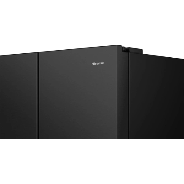 Hisense RS818N4TFC fekete, Side-by-Side, Hűtő:417L, Fagyasztó:215L, Total No frost hűtőszekrény