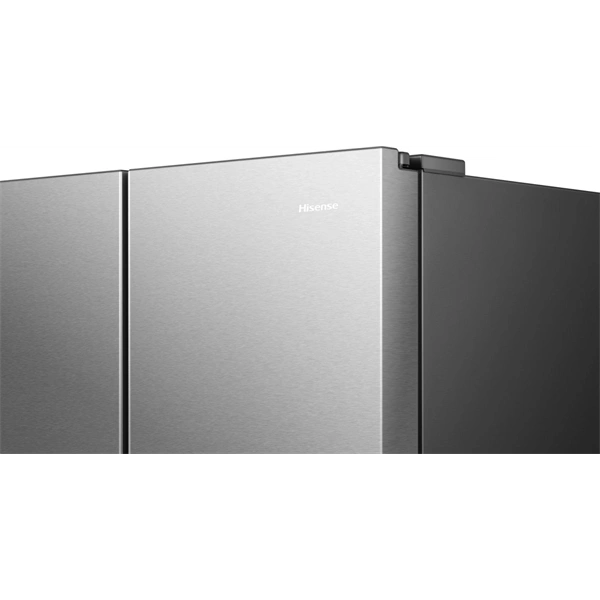 Hisense RS818N4TIC szürke, Side-by-Side, Hűtő:417L, Fagyasztó:215L, Total No frost hűtőszekrény