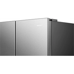 Hisense RS818N4TIC szürke, Side-by-Side, Hűtő:417L, Fagyasztó:215L, Total No frost hűtőszekrény