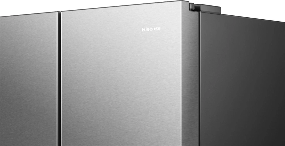 Hisense RS818N4TIC szürke, Side-by-Side, Hűtő:417L, Fagyasztó:215L, Total No frost hűtőszekrény