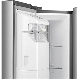 Hisense RS818N4TIC szürke, Side-by-Side, Hűtő:417L, Fagyasztó:215L, Total No frost hűtőszekrény