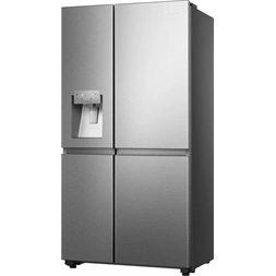Hisense RS818N4TIC szürke, Side-by-Side, Hűtő:417L, Fagyasztó:215L, Total No frost hűtőszekrény