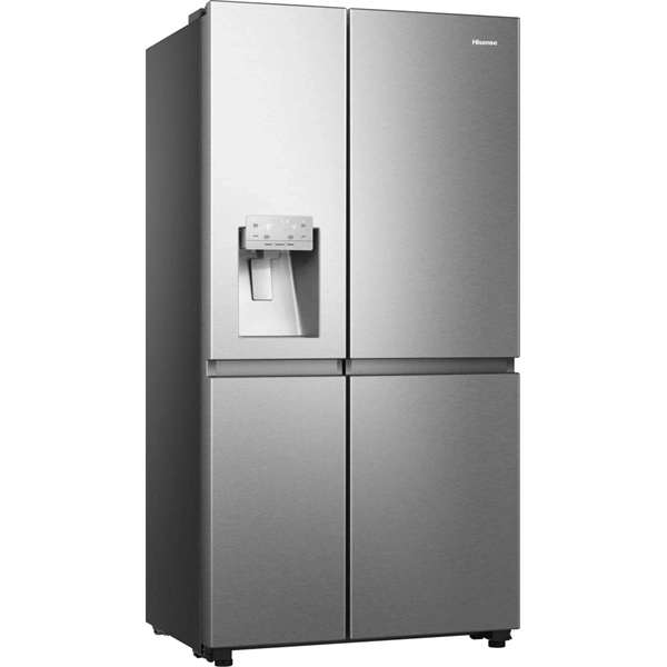 Hisense RS818N4TIC szürke, Side-by-Side, Hűtő:417L, Fagyasztó:215L, Total No frost hűtőszekrény