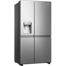 Hisense RS818N4TIC szürke, Side-by-Side, Hűtő:417L, Fagyasztó:215L, Total No frost hűtőszekrény