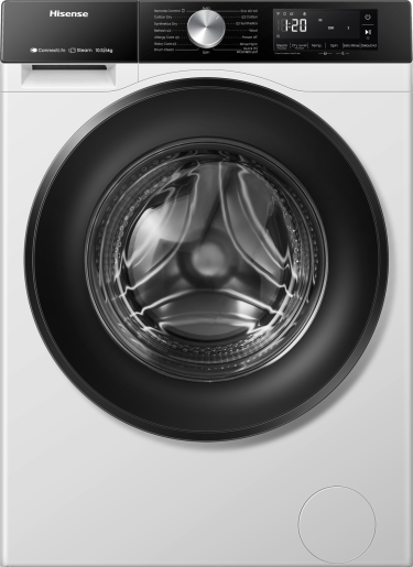 Hisense WD3S1043BW3 fehér, elöltöltős, max.1400ford., 10,5 kg/6 kg, mosó-szárítógép