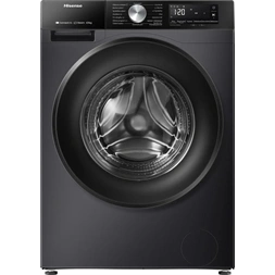 Hisense WD3S8043BB3 fekete, elöltöltős, 8 kg mosás, mosó-szárítógép