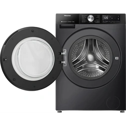 Hisense WD3S8043BB3 fekete, elöltöltős, 8 kg mosás, mosó-szárítógép