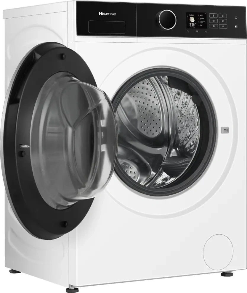 Hisense WD5i1045BWQ fehér, elöltöltős, 10,5 kg mosás, 6 kg szárítás, 1400 ford./perc, mosó-szárítógép