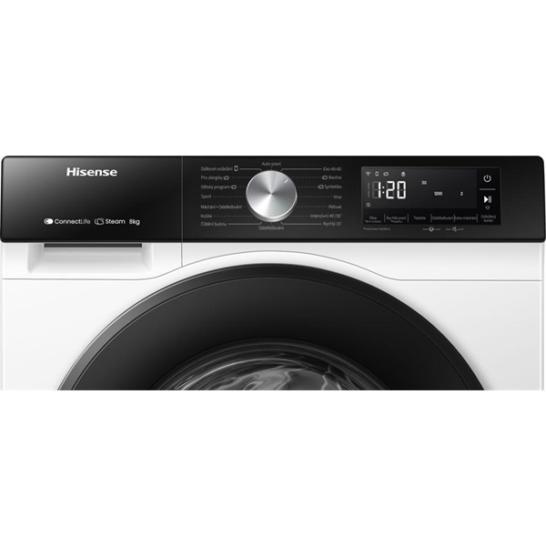 Hisense WF3S8043BW3 8 kg elöltöltős mosógép