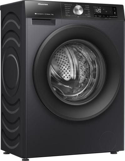Hisense WF3S9043BB3 fekete, elöltöltős, max.1400ford., 9 kg, mosógép