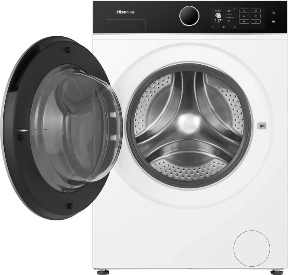 Hisense WF5i8043BWF fehér, elöltöltős, 8 kg, 1400 ford./perc, mosógép