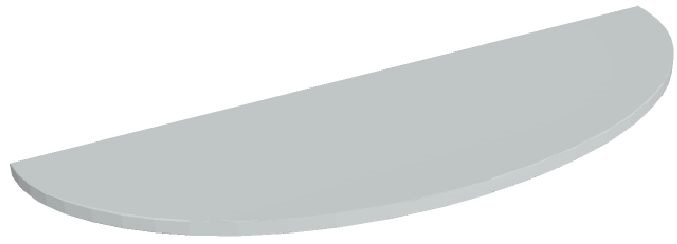 Hobis CROSS CP 120 szürke 120 cm végzáró asztal