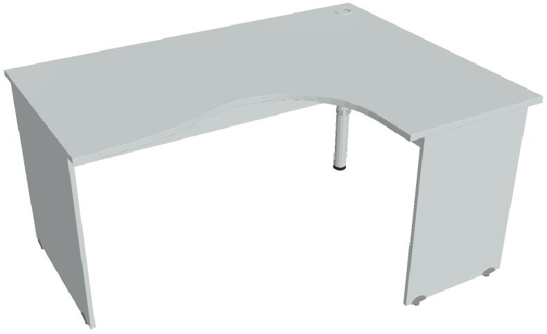 Hobis GATE GE 2005 L szürke 160x120 cm bal ergo asztal