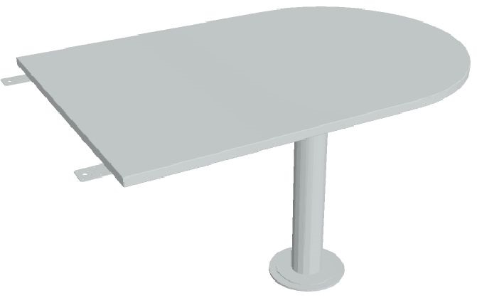 Hobis GATE GP 1200 3 szürke 120 cm íves tárgyaló asztal