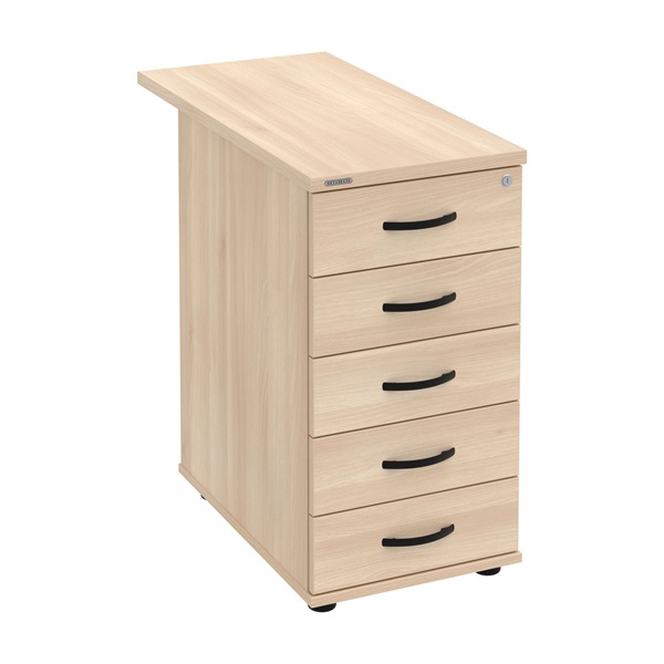 Hobis K 35 C P 80 akác hosszanti 80 cm 5 fiókos konténer