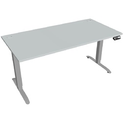 Hobis MOTION MS 2M 1600 szürke 160 cm hossz, memóriás állíthatóságú elektr.állítható asztal